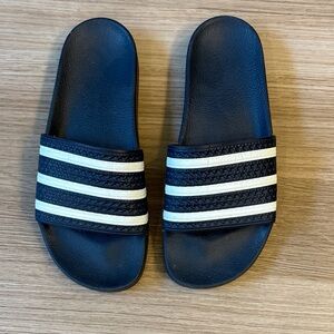 Adidas Navy Slide Sandals 9